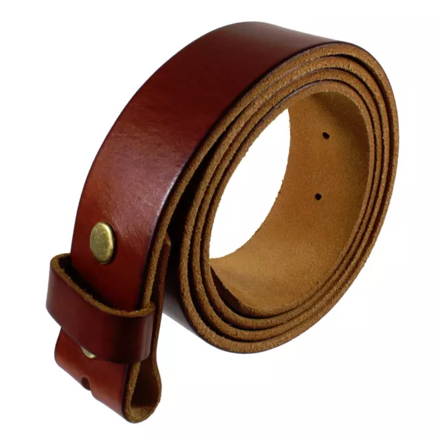 Gelante FULL GRAIN Genuine Leather Belt Strap without Buckle UNISEX BELT