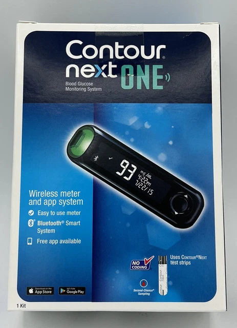 Sistema de monitoreo de glucosa en sangre CONTOUR Next One medidor inalámbrico diabético 1/26