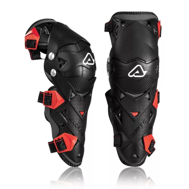 Acerbis Impact Evo 3.0 Hinged Knee Guards Shin Motocross Mx Enduro Cheap Quad