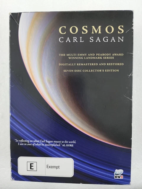 Cosmos Carl Sagan 7 Disc DVD Box Set Remastered Sci Fi Space Documentary