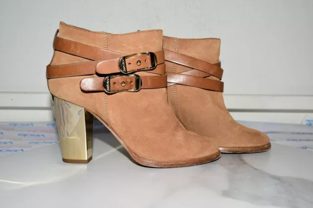 Jimmy Choo Melba Suede Leather Ankle Bootie Women 37