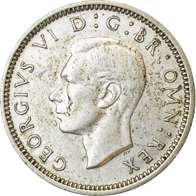 [#854045] Moneta, Gran Bretagna, George VI, 6 Pence, 1946, BB+, Argento, KM:852
