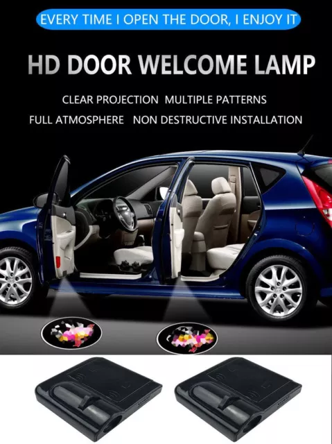 Car Door Logo Welcome Light Projector Shadow Courtesy Laser Lamp Fit For Ford