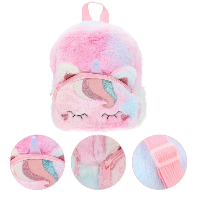 Zaino Unicorno Con Paillettes Per Bambine - Zainetto Scuola O Palestra, Con Peluche, Per Ragazze E Viaggi - Foto 5