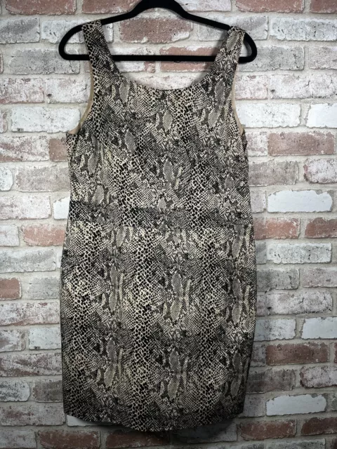 Michael Kors | Snakeskin Sleeveless Sheath Dress NWT