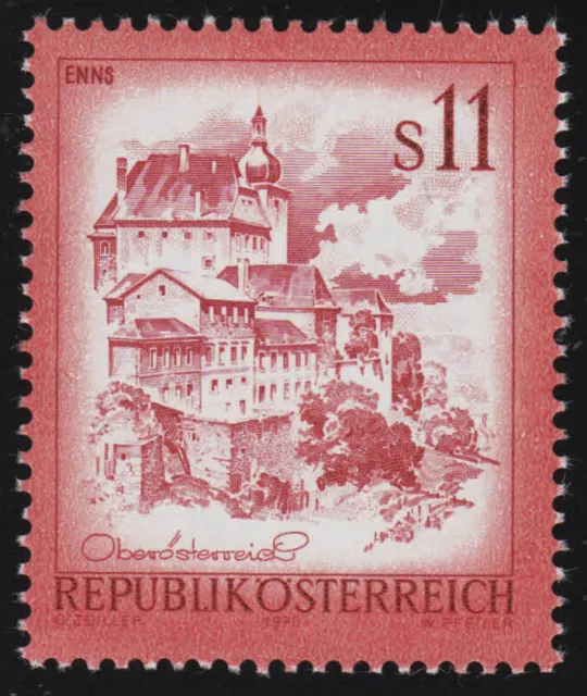 1520 Freimarke: Schönes Österreich, Enns / Oberösterreich, 11 S, postfrisch **