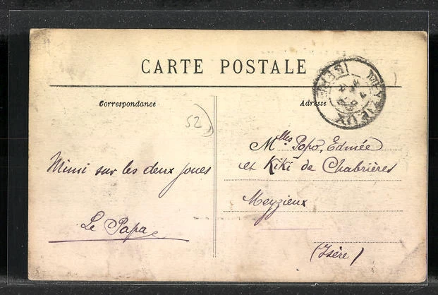 CPA Morteau, General View 1913 2