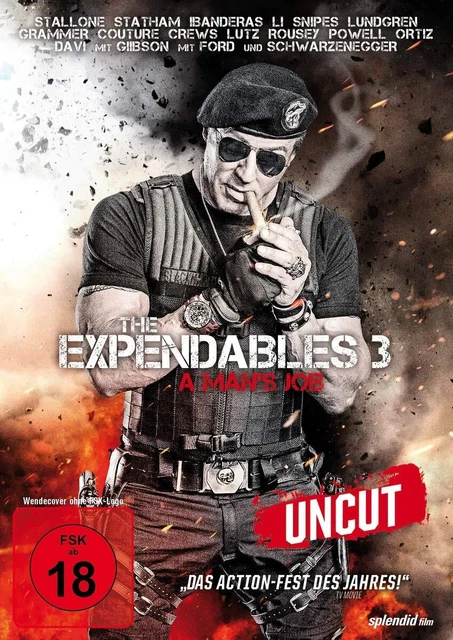 The Expendables 3 - A Man's Job (Uncut) (DVD) Sylvester Stallone Jason Statham