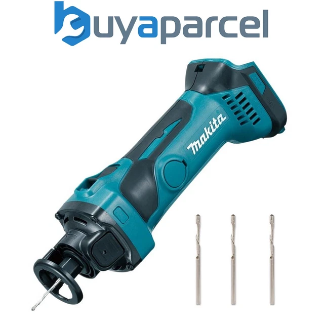 MAKITA DCO180Z 18V Lithium Ion Cordless Drywall Cut Out Tool Cutter + 3