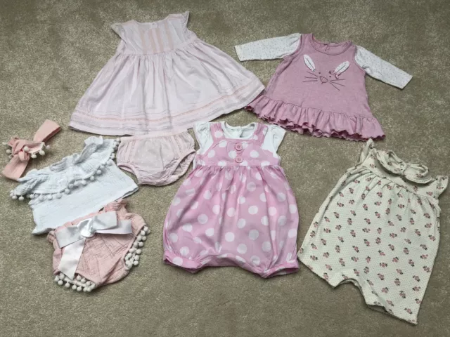 Baby Girls 3-6 Months Clothes Bundle