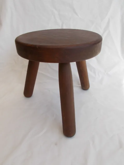 Tabouret Tripode Vintage Bois Scandinave Design Xx 1950 Style Perriand