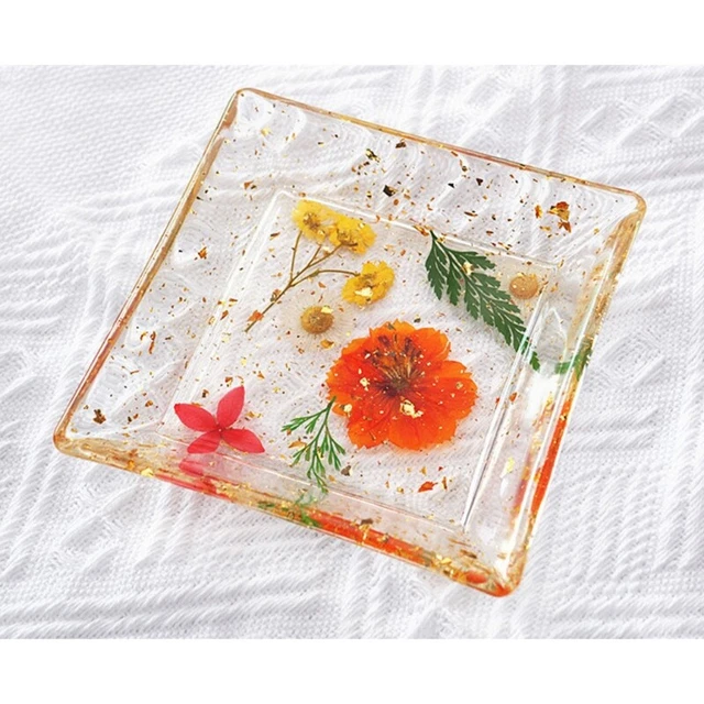 Resin Molds DIY Dish Storage Box Silicone Mold for DIY Craft Home Decoration