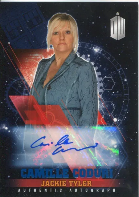 Doctor Who Timeless Blue Parallel [##/50] Autograph Card Camille Coduri