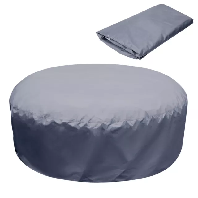 Round Hot Tub Full Cover Cap Protector - Full Coverage Hot Tub Covers Replace...