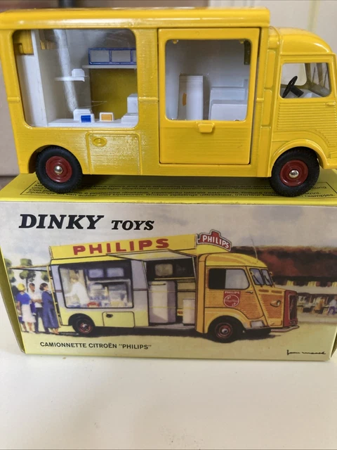 RARE CITROEN HY 1200 kg GLACES GERVAIS dinky toys Ref 561 ensemble trés