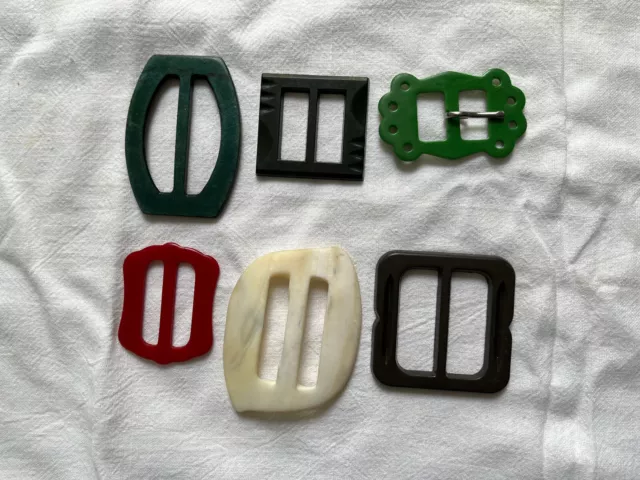 VINTAGE LADIES BELT Buckles Art Deco Bakelite 1930s – 1950s $10.00 ...