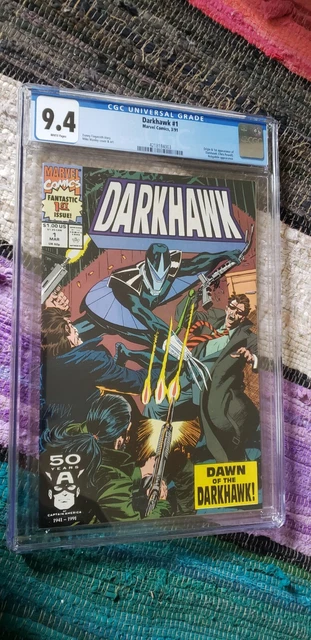 Darkhawk (1991) #1 CGC 9.4 White Pages 1st Appearance of Chris Powell / Darkhawk
