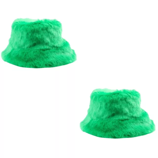 2 Pc Warme Pelzmütze Flauschige Hüte Für Frauen Student Winter