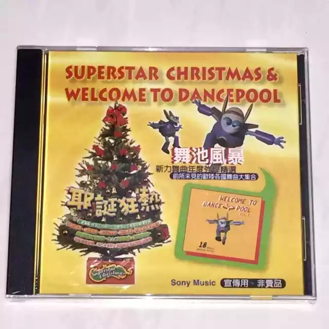 Celine Dion Mariah Carey 1997 Superstar Christmas Taiwan 22-TRK Promo CD Sampler