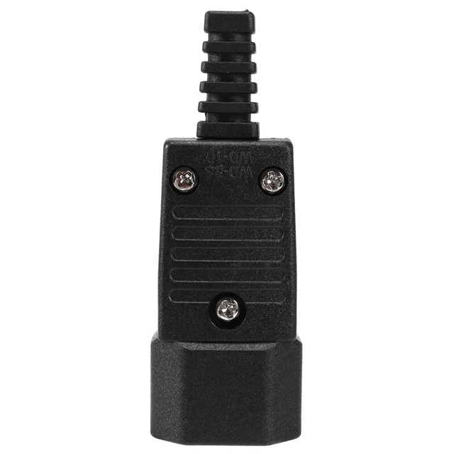 Fiche Mâle IEC C14 3 Broches - Connecteur D'entrée Secteur - Pour équipements Labo, Fitness, Industrie
