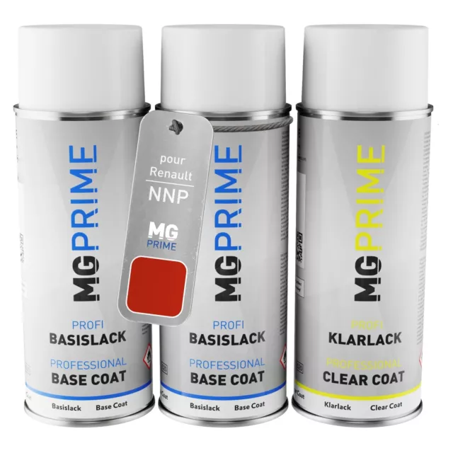 Peinture Voiture kit bombe aérosol pour Renault NNP Rouge Flamme Nacre