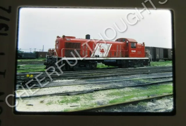 Original '72 Kodachrome Slide CNJ Jersey Central 1540 RS3 Jersey City, NJ  23O43