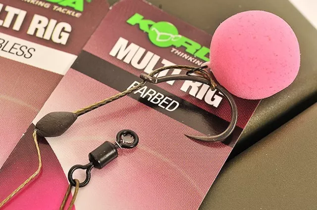 Korda NEW Multi Rig Ready Pre Tied Carp Fishing Rigs x6 *All Sizes & Types*