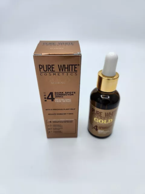 PURE WHITE GOLD Serum Anti tache Hyper Éclaircissant. 30 ml