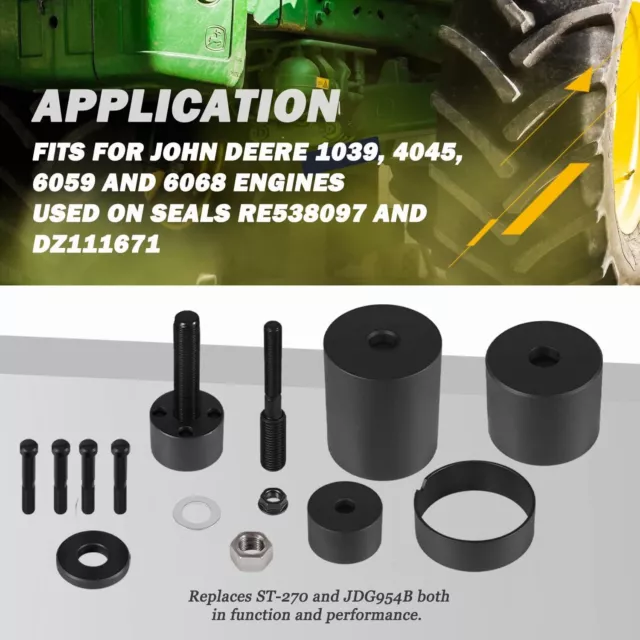 JDG954B Crankshaft Gear & Front Crank Seal Installer Kit for John Deere Engine 3