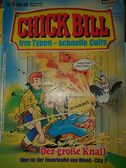 Chick Bill, Comic Heft Nr. 12, Bastei, etwa 1983