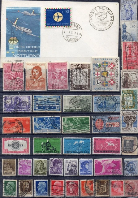ITALIE ! Lot de Lettres et Timbres anciens depuis 1900 ! NEUFS