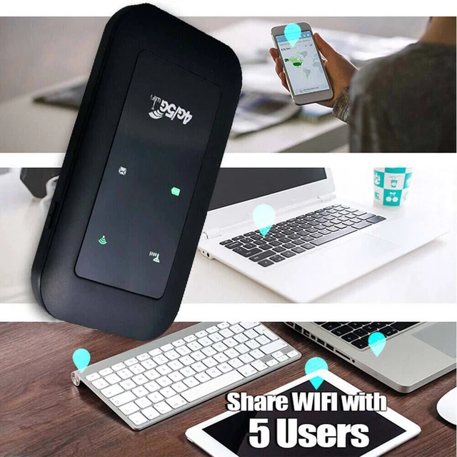 Wireless Unlocked WiFi 4G 5G LTE Mobile MiFi Hotspot-Router Portable Broadband