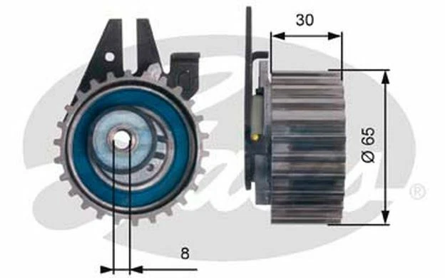 GATES Galet tendeur pour LANCIA LYBRA FIAT STILO DOBLO ALFA ROMEO 166 T43211