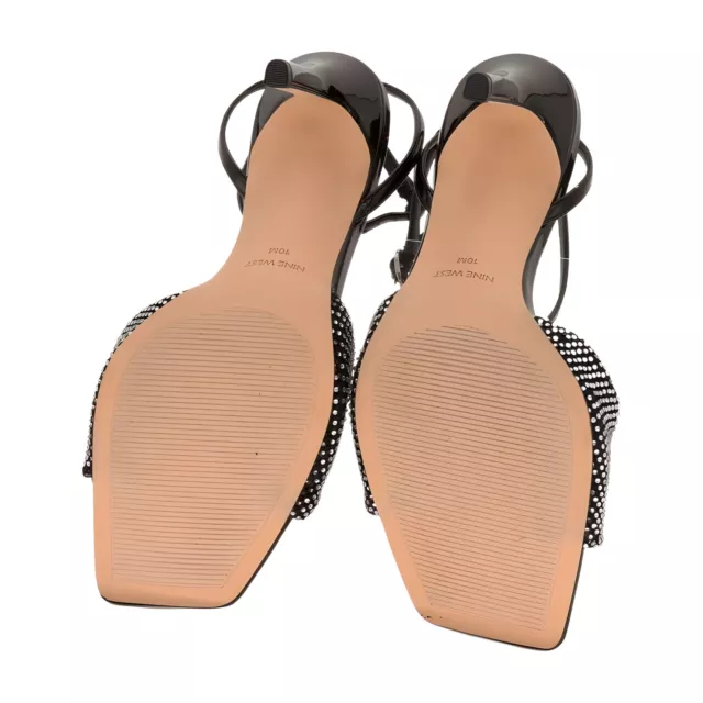 NINE WEST FOOTWEAR Womens Twinkle Heeled Sandal, Black, Size 10 2