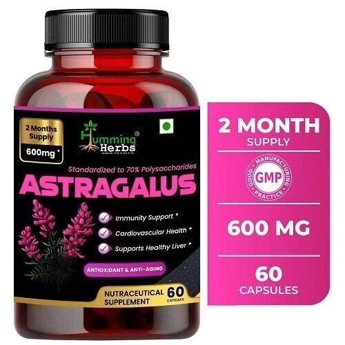 ASTRAGALUS ROOT EXTRACT for Immune,Cardiovascular And Liver Health 60