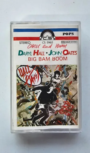 Daryl Hall John Oates - Big Bam Boom - Audio Cassette Tape Album - RCA 1984