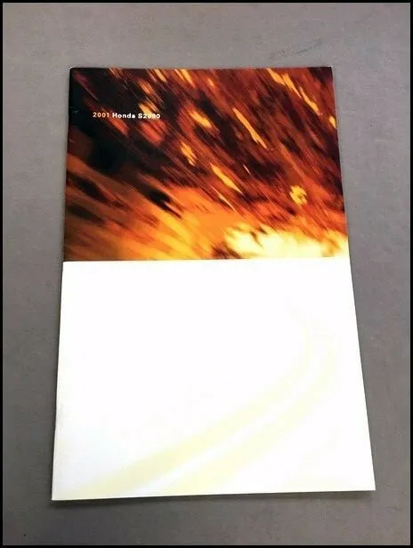 2001 Honda S2000 Roadster 28-page Original Car Sales Brochure Catalog