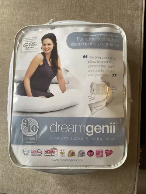 Dreamgenii Pregnancy Support and Feeding Pillow with removeable cover