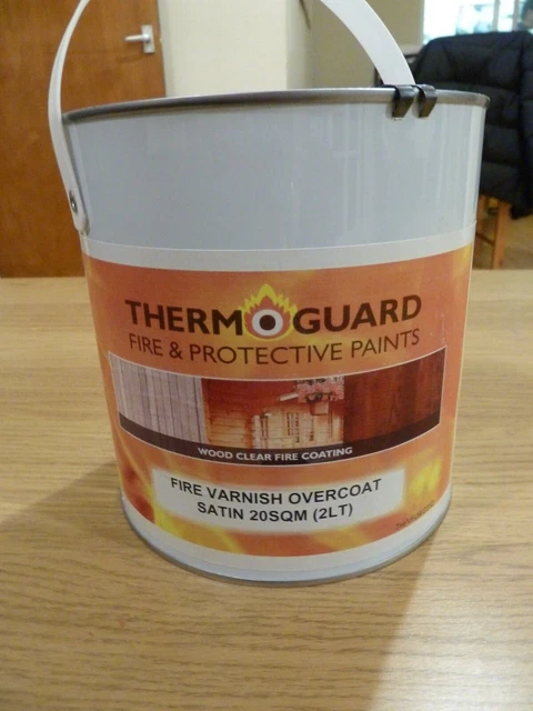 Sobrecapa de barniz de fuego Thermoguard satén