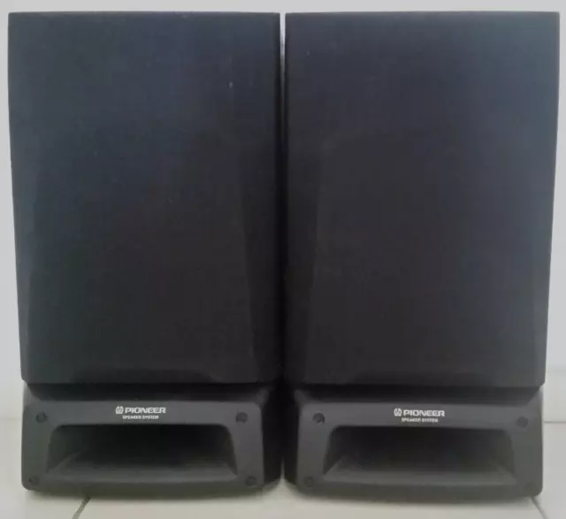 Pioneer Speaker System Set Tv Theatre Stereo Hifi Black 50W 6 Ohms S-J1500D