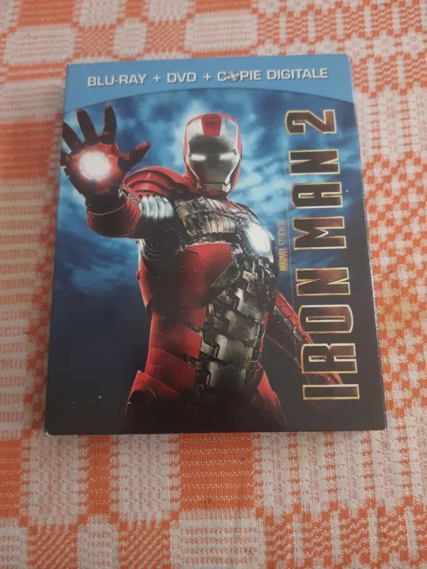 COMBO Blu Ray + DVD Iron Man 2 (Robert Downey Jr, Mickey Rourke)