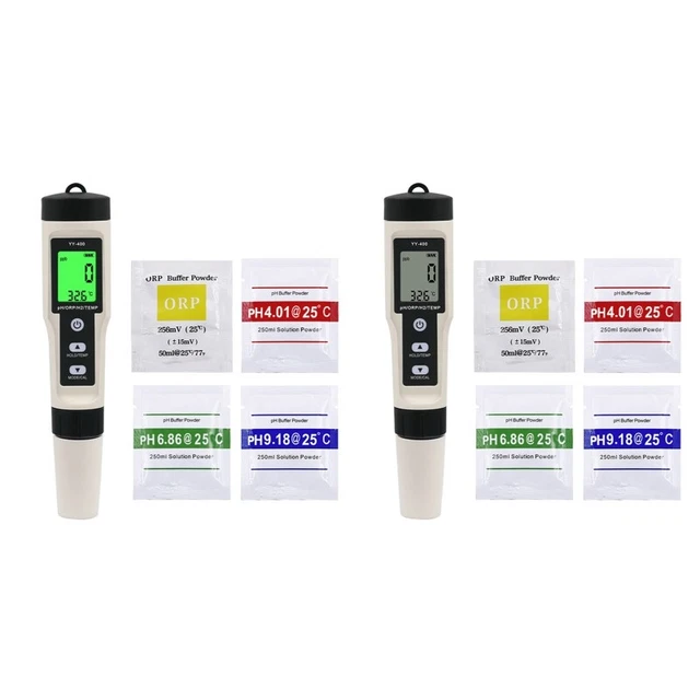 PH Meter Digital PH Meter 4 in 1 Multifunctional PH/EC/TDS/Temp Meter for Home