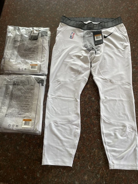 NIKE NBA PRO Combat Hyperstrong Compression Tights Pants 940259-100 Mens  2XLT $29.95 - PicClick