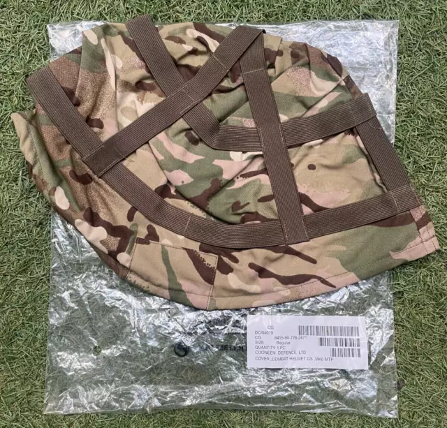 BRITISH ARMY MK6 HELMET COVER MTP Camo BRAND NEW Genuine Issued Military Surplus