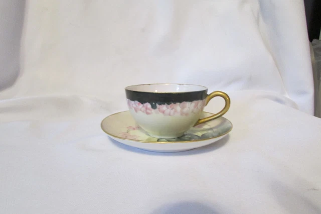 Limoges France Antique Teacup and Saucer