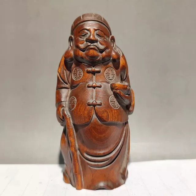vintage wood wooden carved carving figure statue folk art chinese sculpture gift