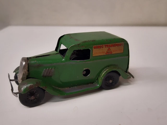 TRÈS RARE VOITURE avec caravane mécanique en tôle GASPARD & GAUBIER 1950 TBE EUR 299,00 - FR
