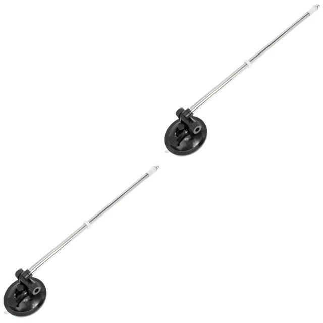 Set 2 Flag Pole Holder Suction Cup Flagpole Holder Carplay Mount Outdoor