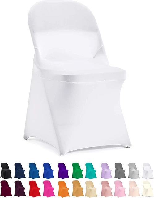 Stretch Spandex Folding Chair Cover for Wedding Party Dining Banquet Event