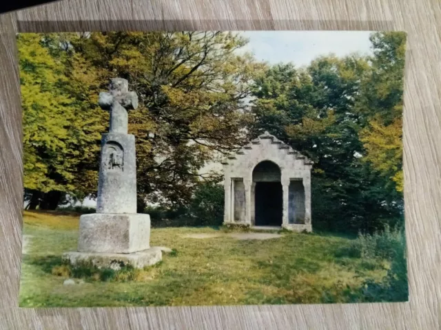 Cpsm Cpm Le Mont Beuvray Chapel Saint Martin